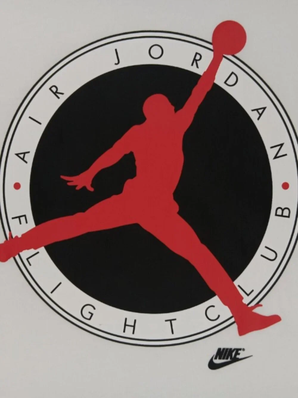 Mens Jordan Flight Club Long Sleeve T-shirt IF3010-100 Size Medium